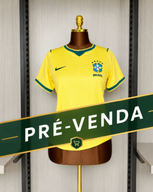 Camisa Seleção Brasileira Feminina Amarela 2026 Torcedor