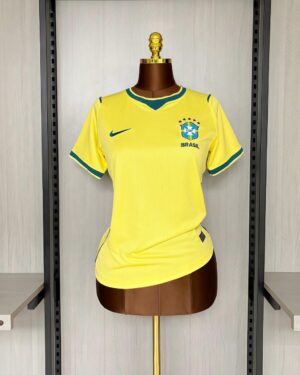 Camisa Seleção Brasileira Feminina Amarela 2026 Torcedor