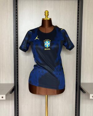 camisa seleção brasileira feminina azul 2026 torcedor uniforme 2